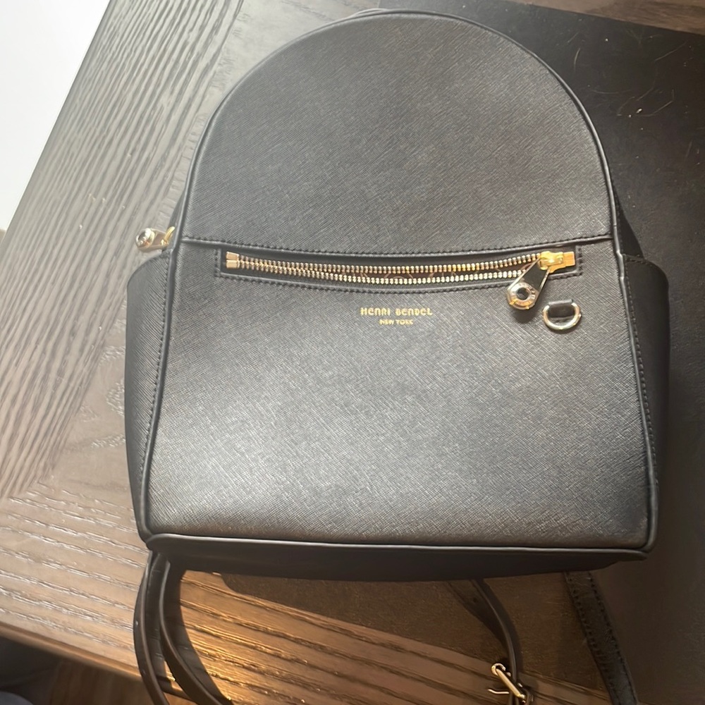 Henri Bendle Black Backpack Rare